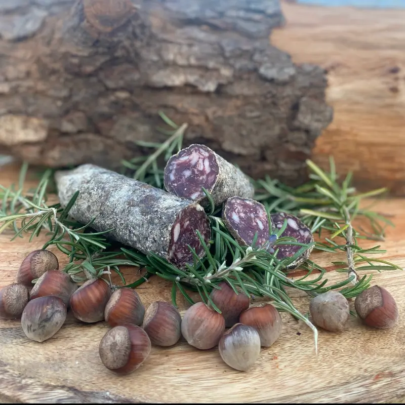 saucisson tomme chevre - Charcuterie Corse