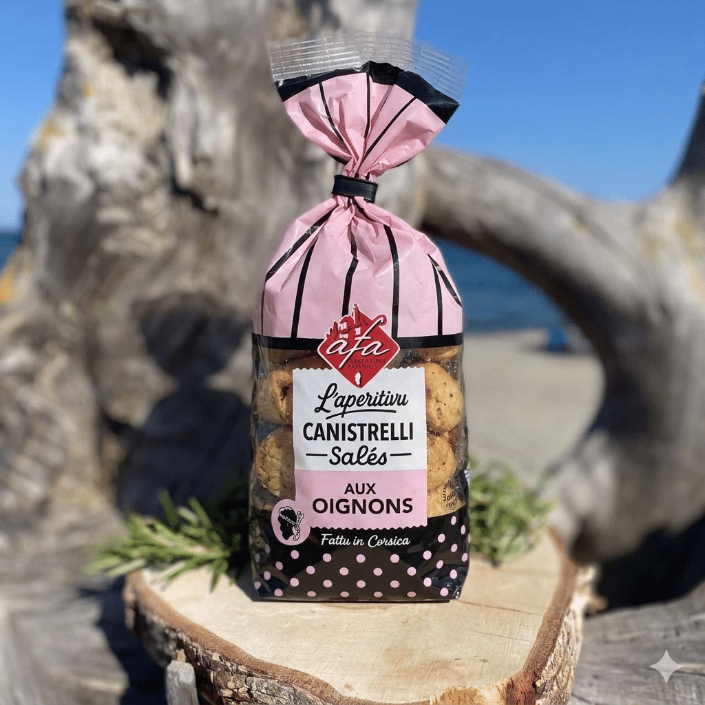 Canistrelli salés oignons Biscuiterie Afa